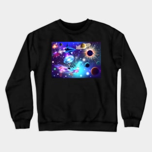 Cosmic Voyager Crewneck Sweatshirt